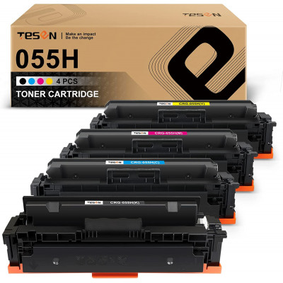 055H TESEN Compatible Toner Cartridge Replacement for Canon 055H 055
